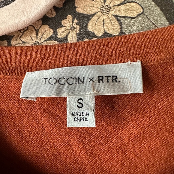 TOCCIN X RTR Brown Sweater Dress size small - Picture 8 of 9